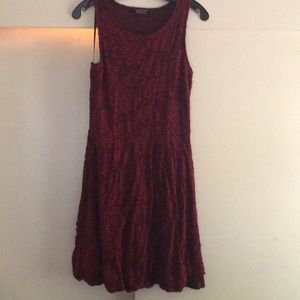 Papermoon red lace dress